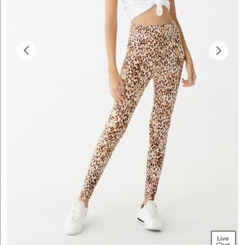 SOFT LEOPARD LEGGINGS size S/M